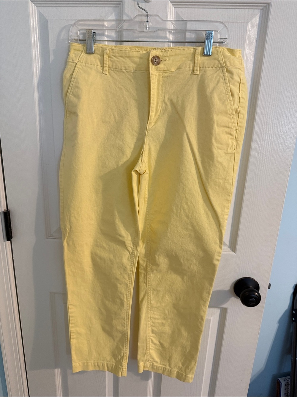 LOFT Pale Yellow Straight-Leg Women’s Jeans